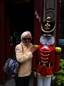 Pat doing some window shopping in Old Montreal